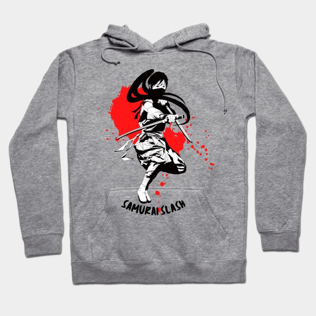 Samurai T-Shirt Hoodie by Melchi